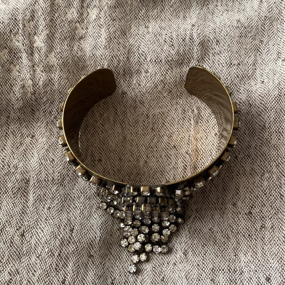 J. Crew Rhinestone Cuff bracelet - Picture 6 of 6